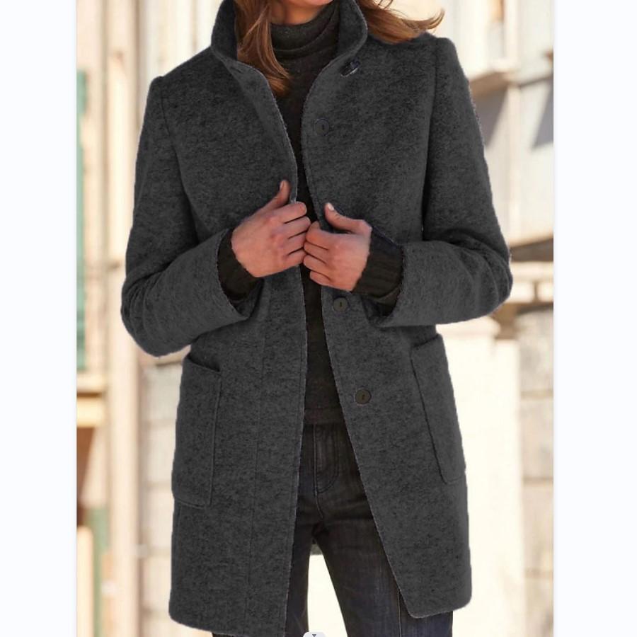 Women's Classic Wool-Blend Coat, tailored - photo 9