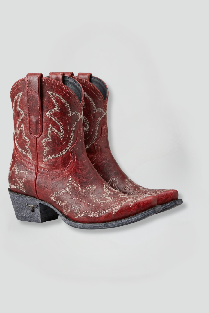 Women's Embroidered Western Boots, mid-calf - photo 1