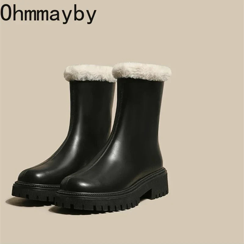 Women's Fleece-Lined Ankle Boots, warm - photo 5