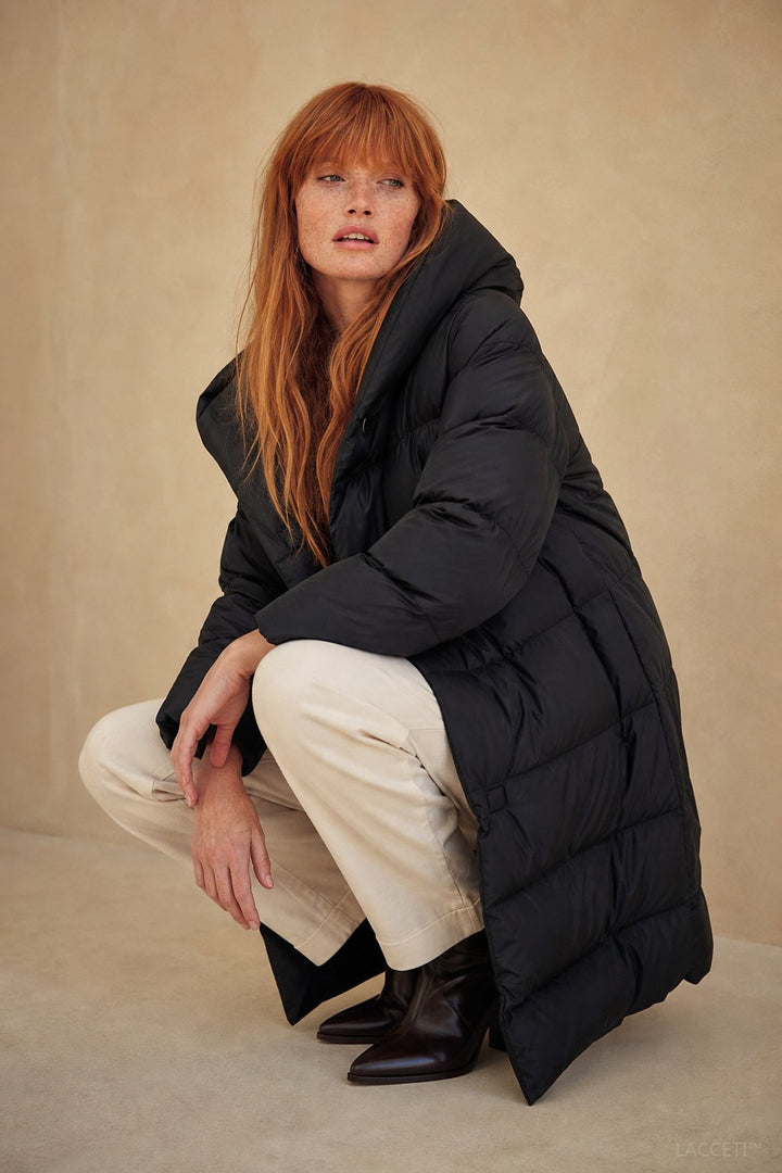 Women's Long Down Parka, hooded - photo 1