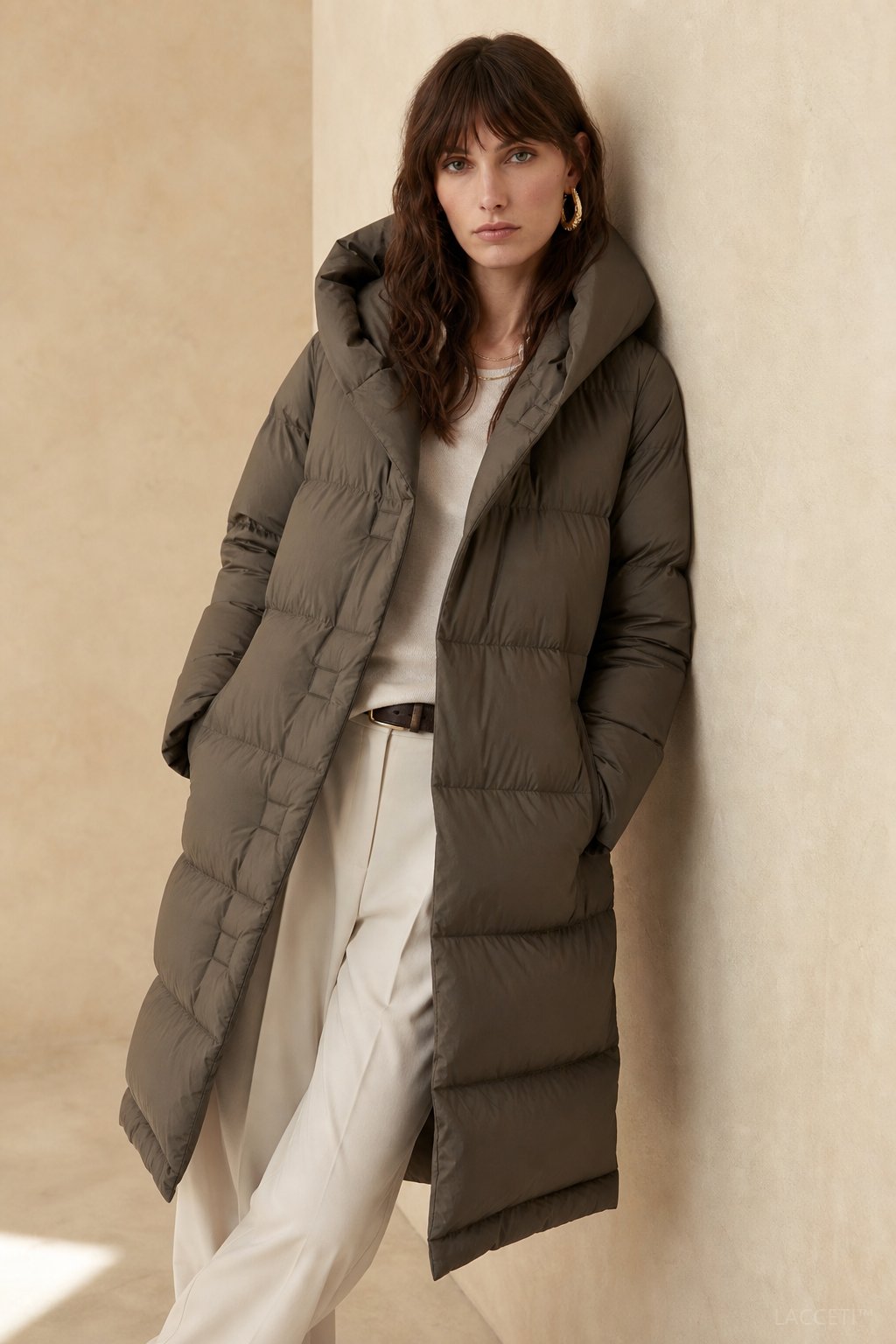 Women's Long Down Parka, hooded - photo 2