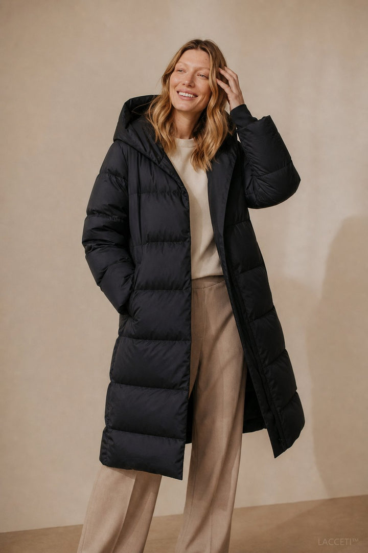 Women's Long Down Parka, hooded - photo 4