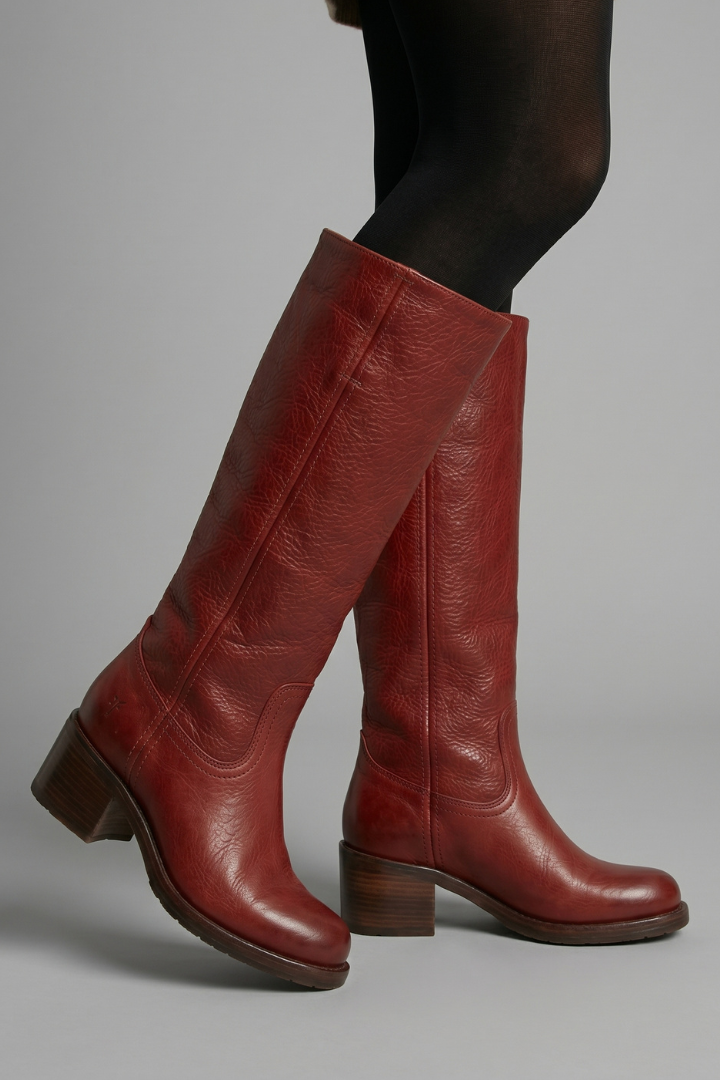Women's Mid-Calf Shaft Boots, block heel - photo 4