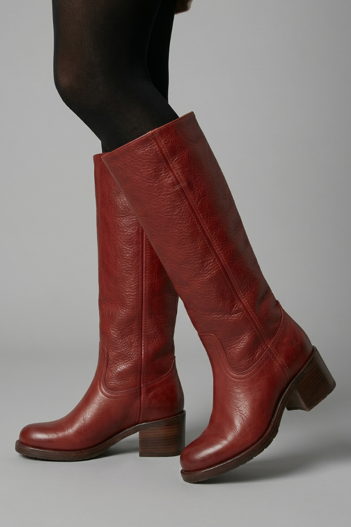Women's Mid-Calf Shaft Boots, block heel - photo 6