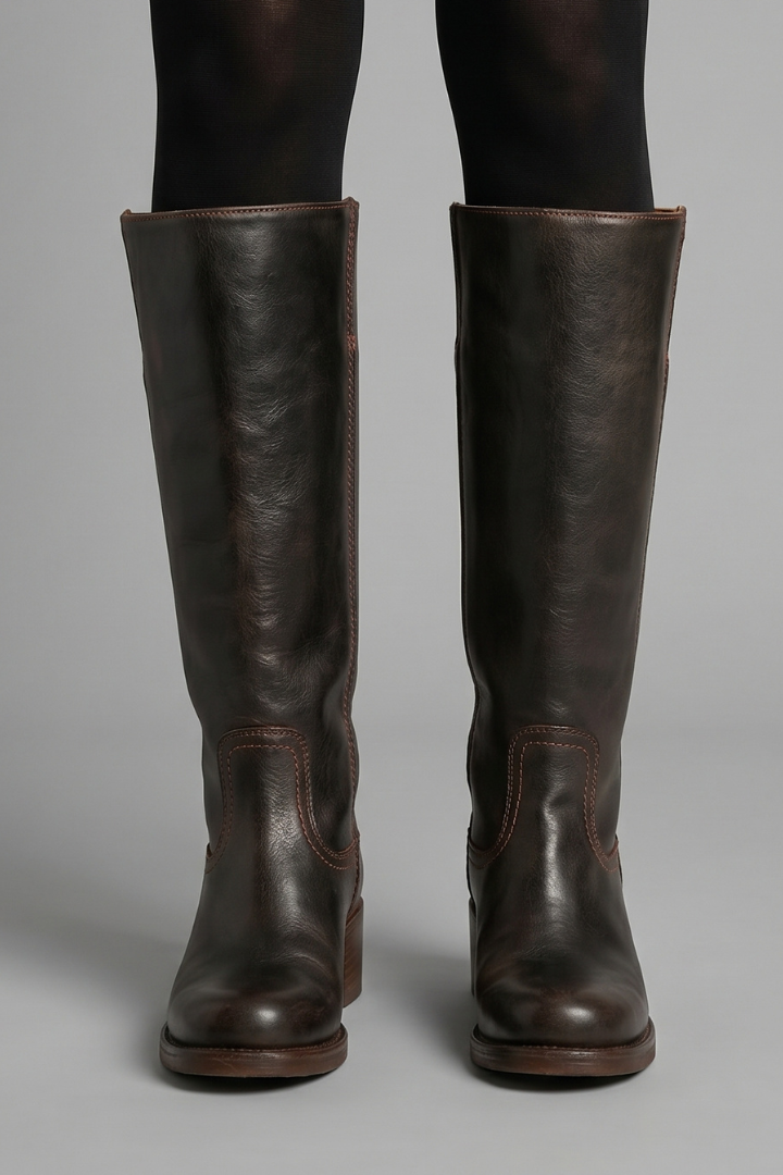 Women's Mid-Calf Shaft Boots, block heel - photo 8