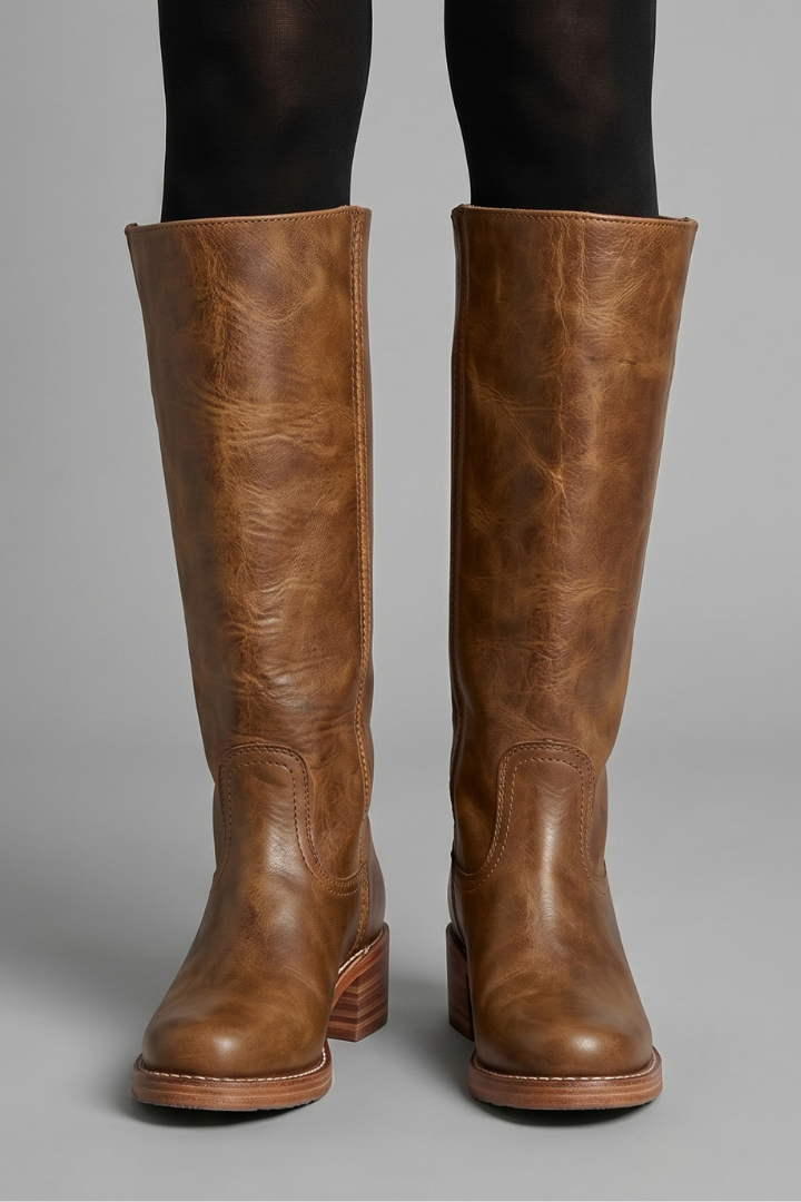 Women's Mid-Calf Shaft Boots, block heel - photo 9