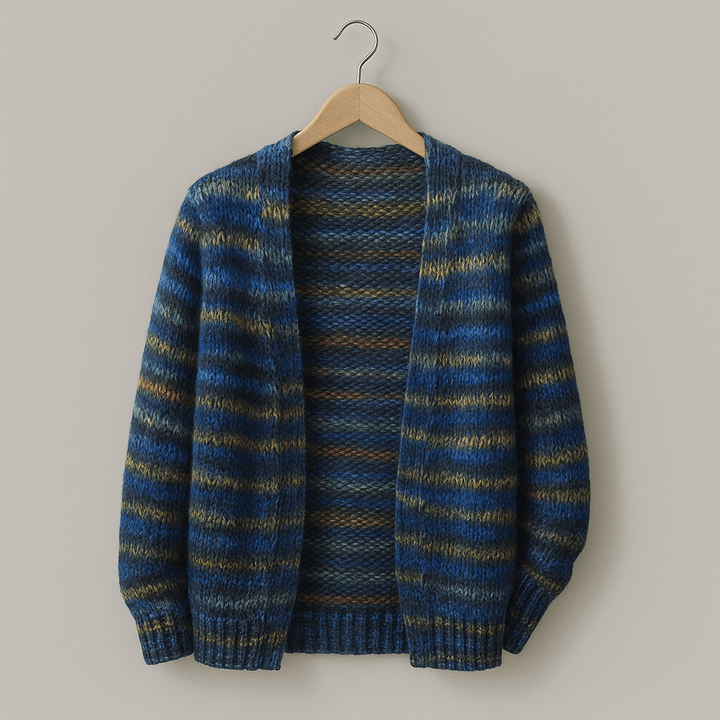 Women's Multicolour Knit Cardigan, relaxed fit - photo 5