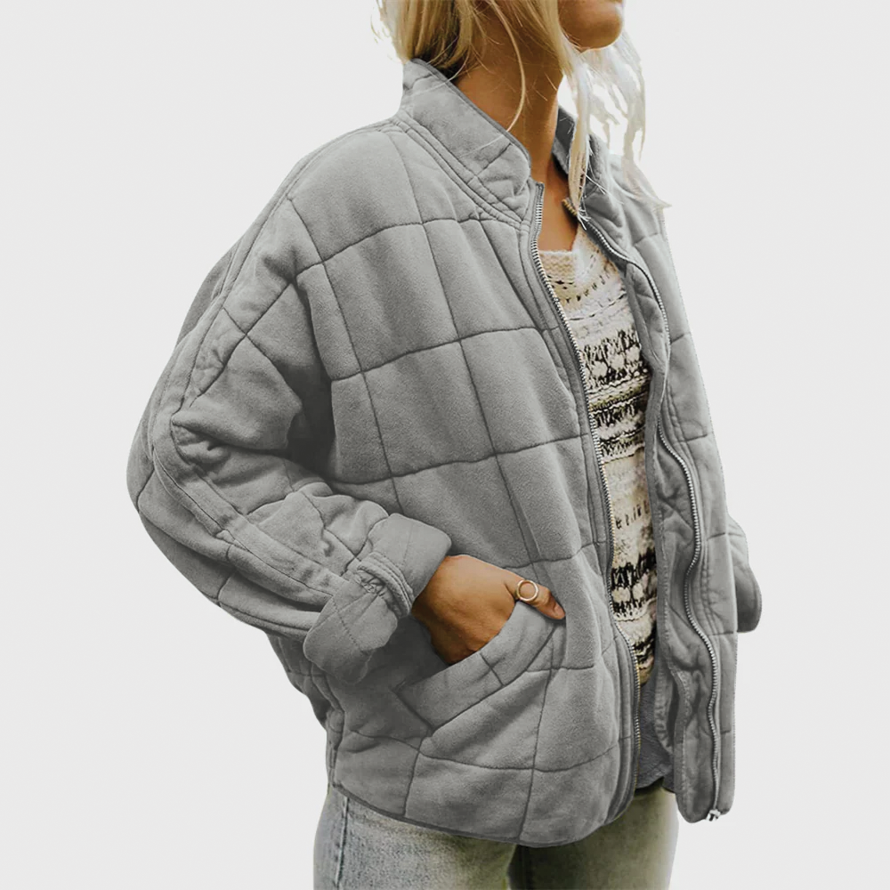 Women's Quilted Zip Jacket, lightweight - photo 8