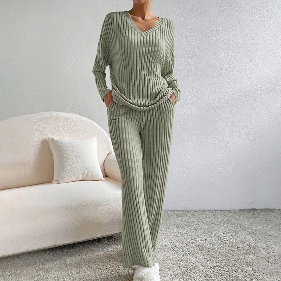 Women's Ribbed Lounge Set, two-piece - photo 10