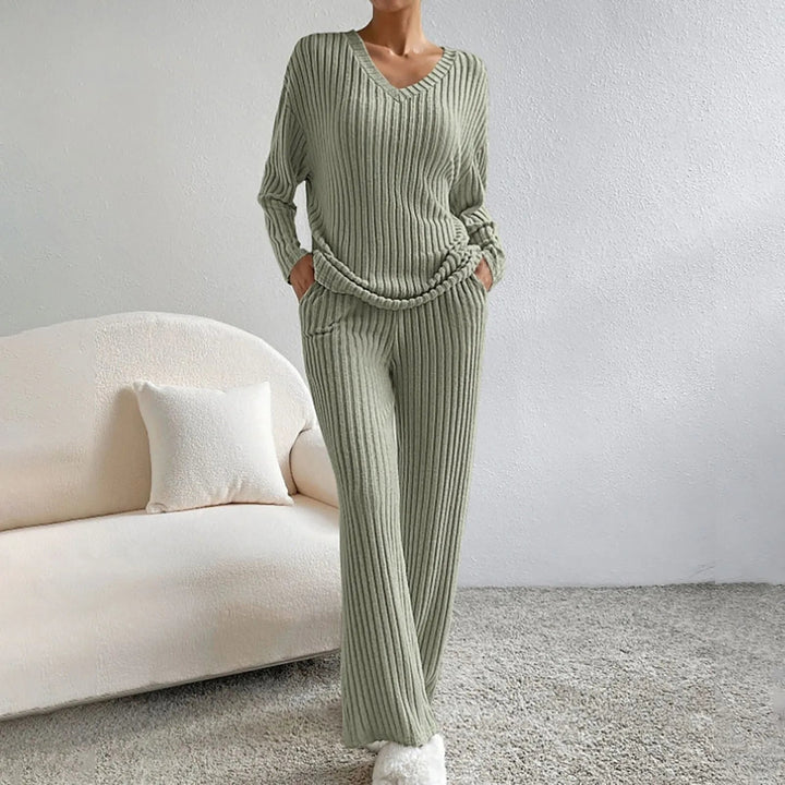 Women's Ribbed Lounge Set, two-piece - photo 10