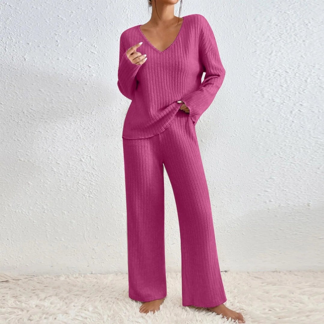 Women's Ribbed Lounge Set, two-piece - photo 11