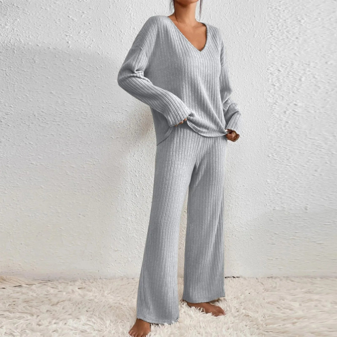 Women's Ribbed Lounge Set, two-piece - photo 12
