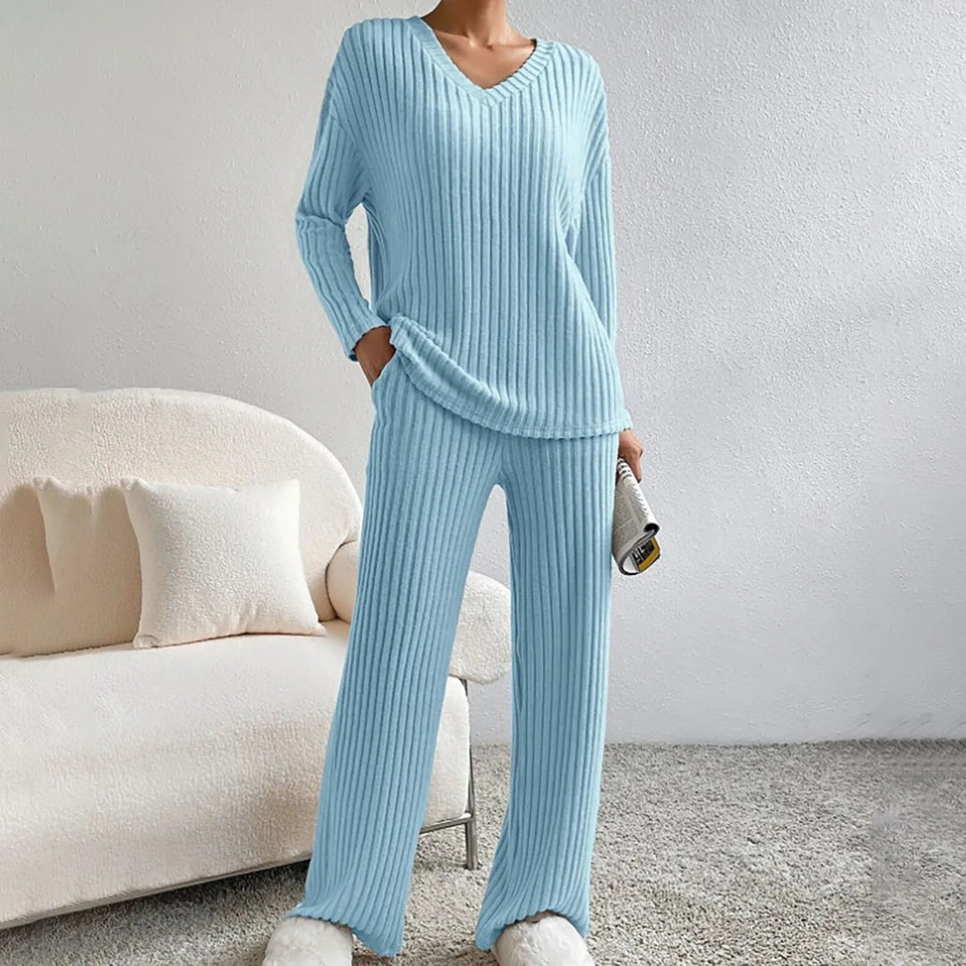 Women's Ribbed Lounge Set, two-piece - photo 13