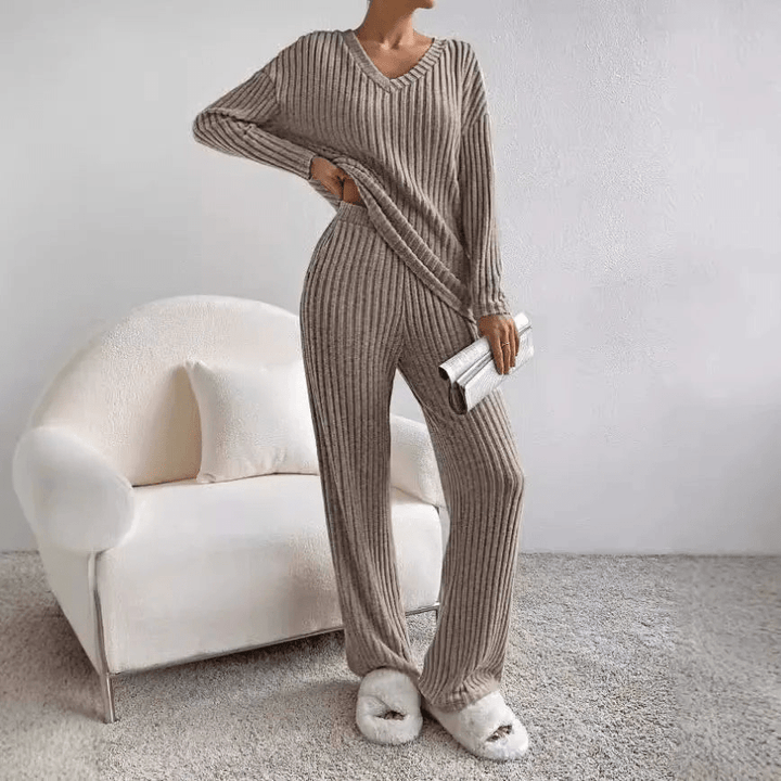 Women's Ribbed Lounge Set, two-piece - photo 14
