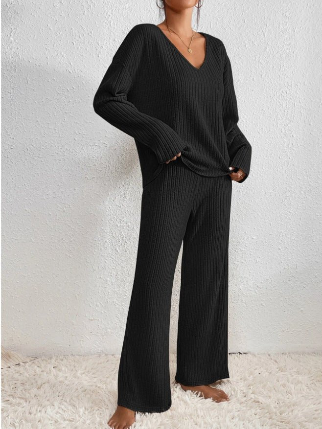 Women's Ribbed Lounge Set, two-piece - photo 4