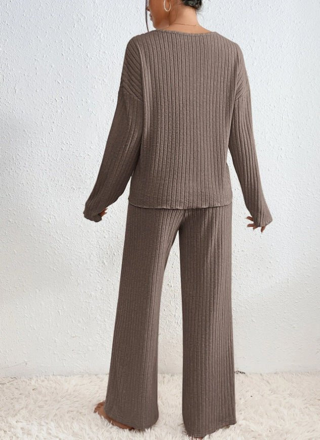 Women's Ribbed Lounge Set, two-piece - photo 8