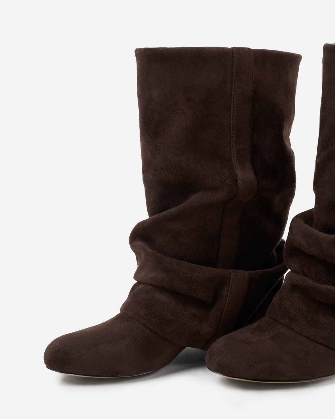 Women's Slouchy Knee-High Boots, block heel - photo 6
