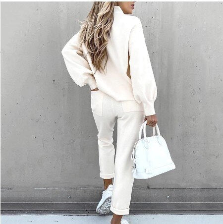 Women's Sweater and Trousers Set, two-piece lounge co-ord - photo 2