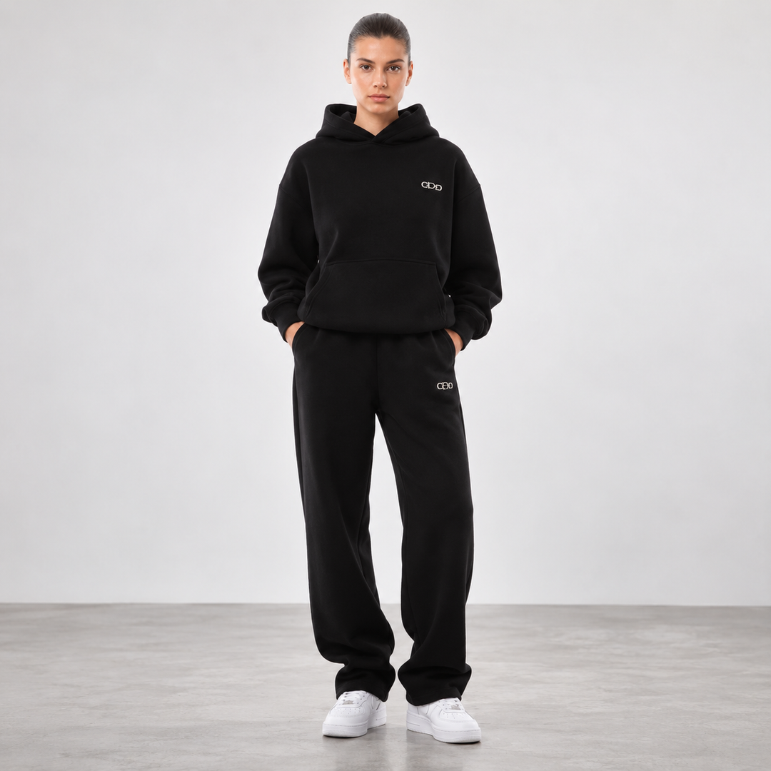 Women's Two-Piece Tracksuit Set, hoodie and joggers - photo 1