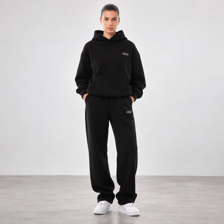 Women's Two-Piece Tracksuit Set, hoodie and joggers - photo 1