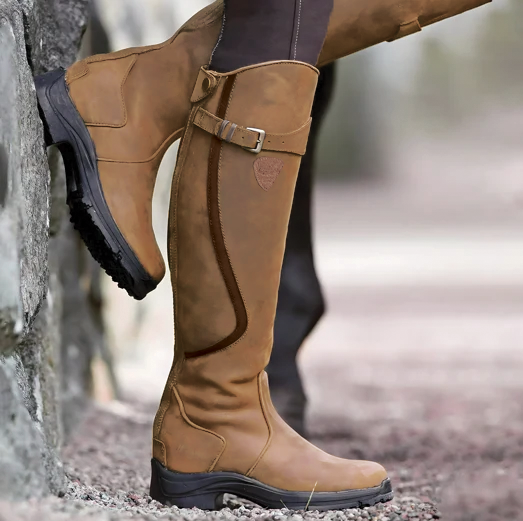 Women's Water-Resistant Knee-High Boots, side zip - photo 4