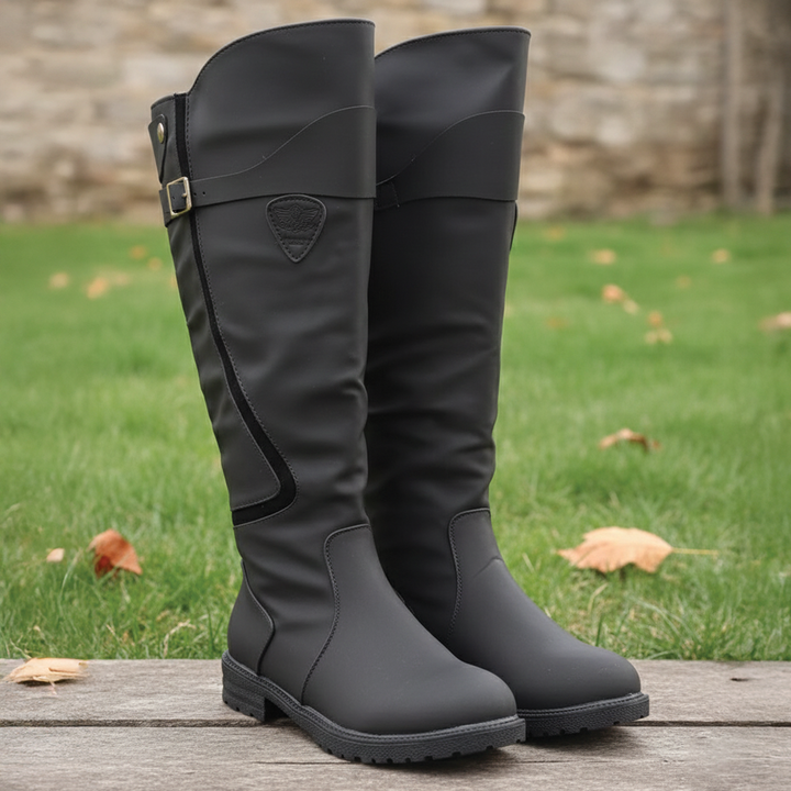 Women's Water-Resistant Knee-High Boots, side zip - photo 7