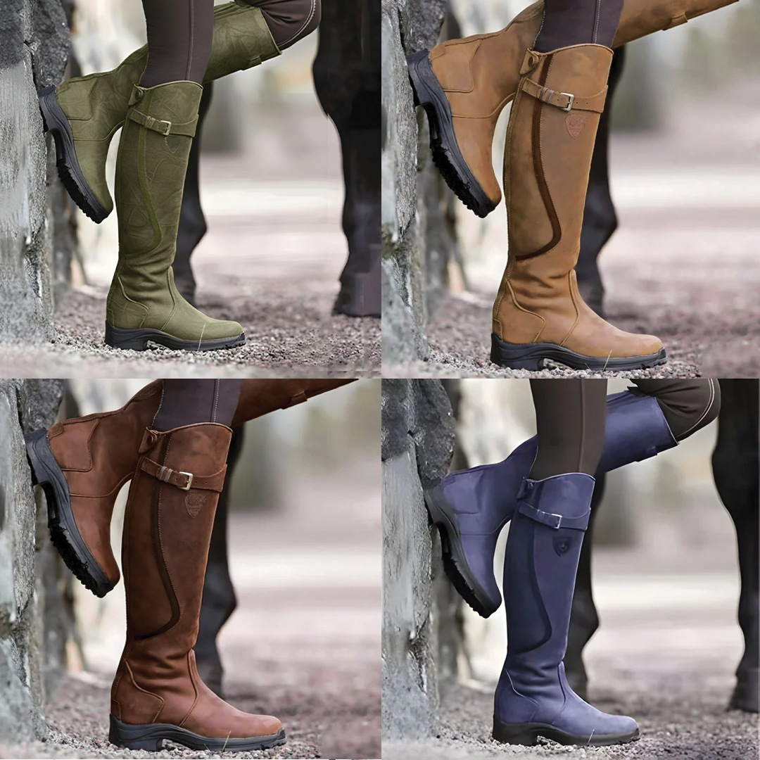 Women's Water-Resistant Knee-High Boots, side zip - photo 8