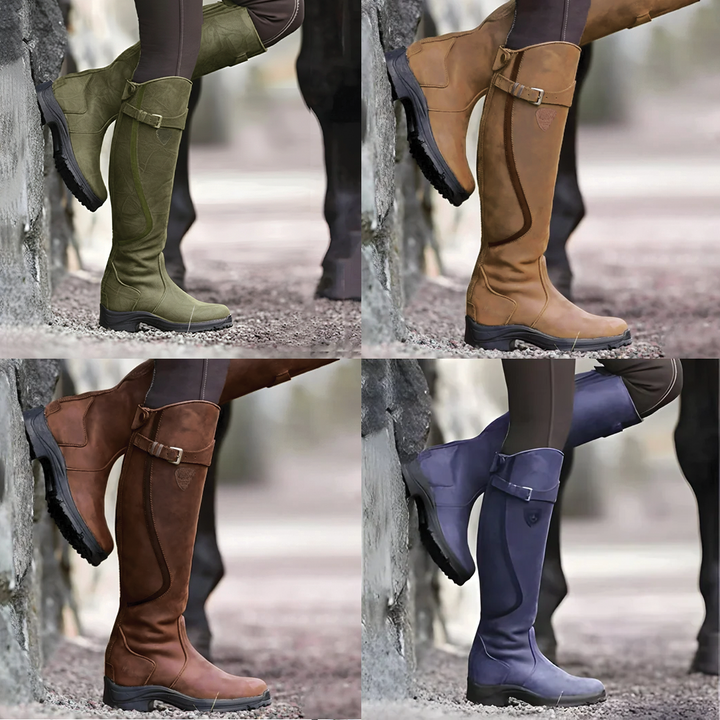 Women's Water-Resistant Knee-High Boots, side zip - photo 8