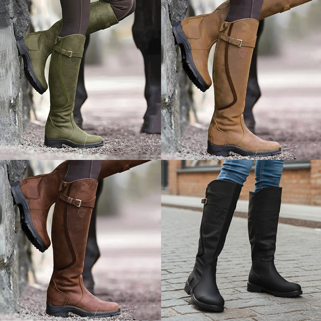Women's Water-Resistant Knee-High Boots, side zip - photo 9
