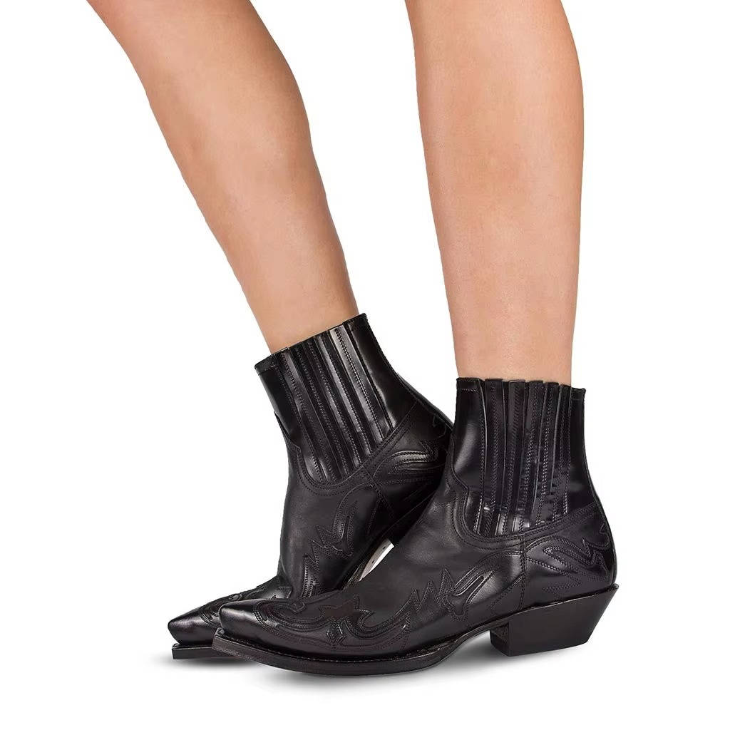 Women's Western Ankle Boots, pointed toe - photo 1