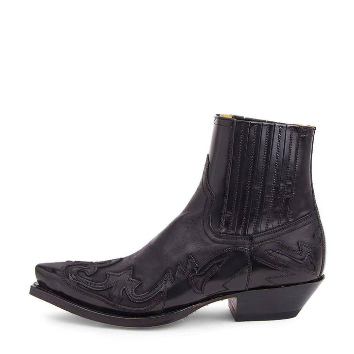 Women's Western Ankle Boots, pointed toe - photo 5