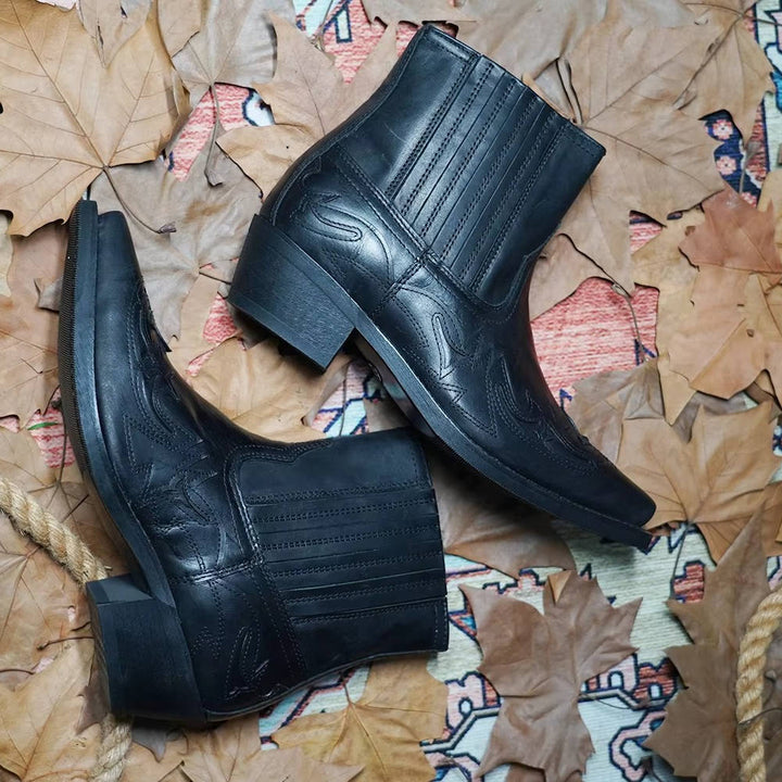 Women's Western Ankle Boots, pointed toe - photo 8