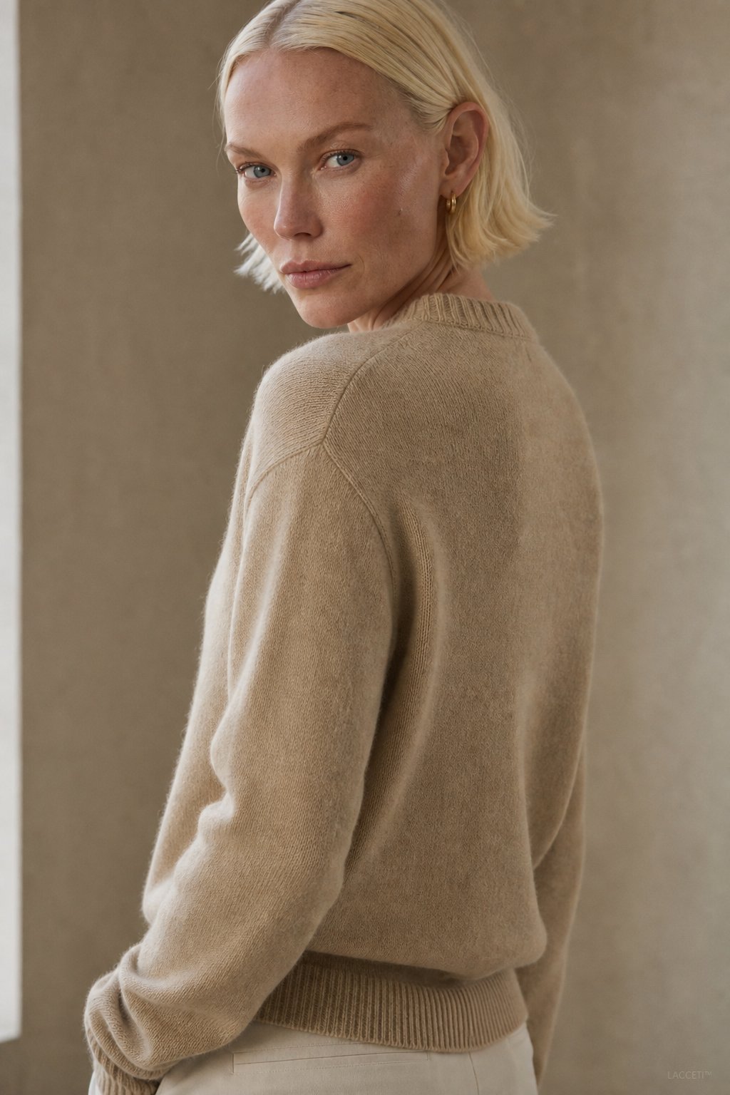 Women's Wool-Blend Button Cardigan, statement buttons - photo 7