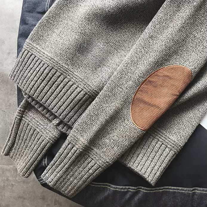 Sierra Alpine Knit Sweater in soft knit fabric featuring a classic design, perfect for both men and women, ideal for cozy layering in chilly weather. - 6