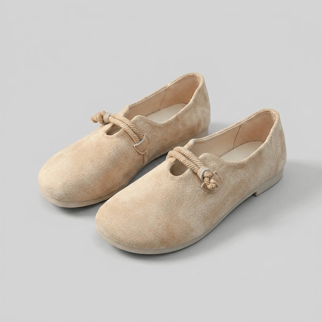 Ysa orthopedic suede loafers beige - The store Vancouver