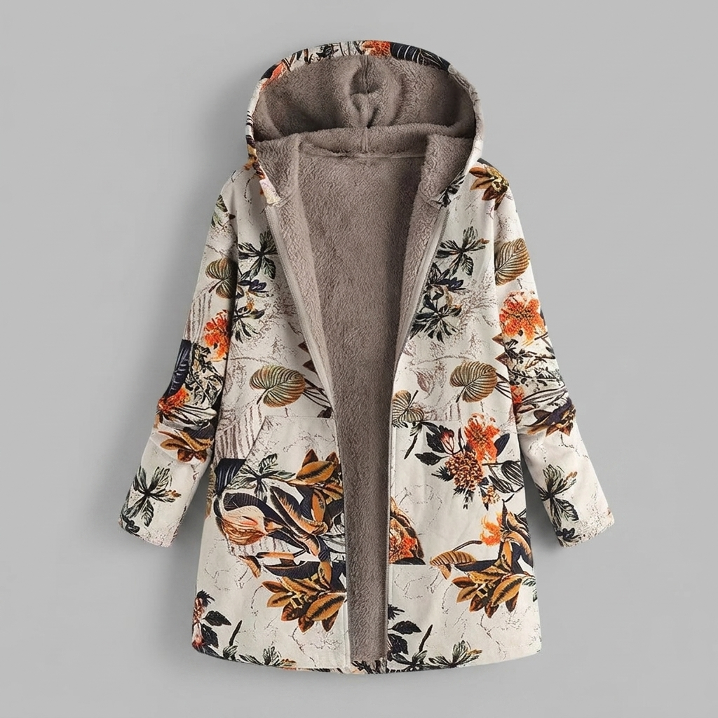 Flora parka floral product flat-lay