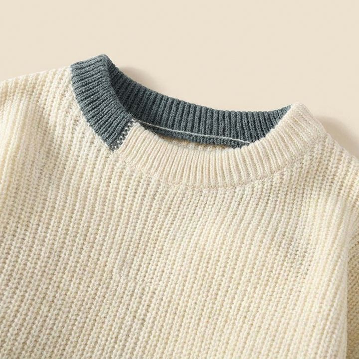 Harrison knit sweater neckline knit detail