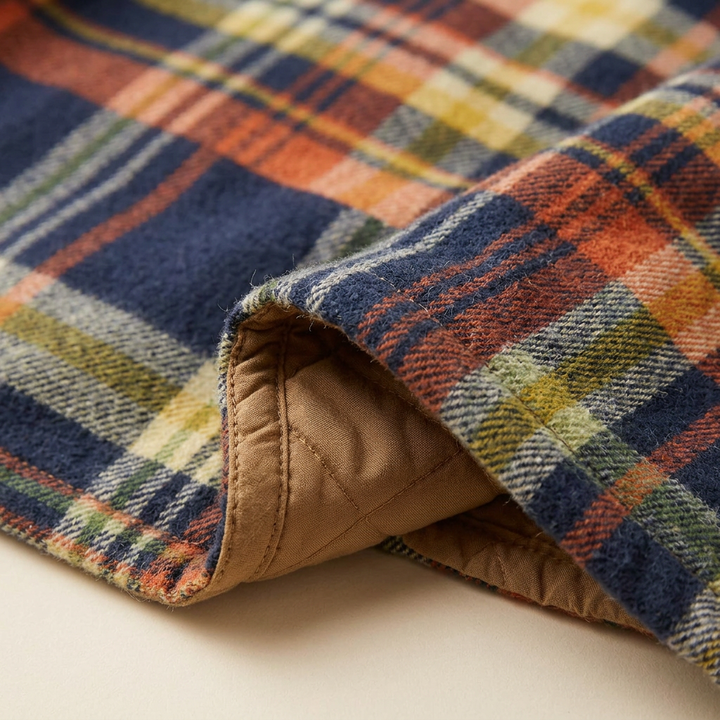 Alain shacket fabric