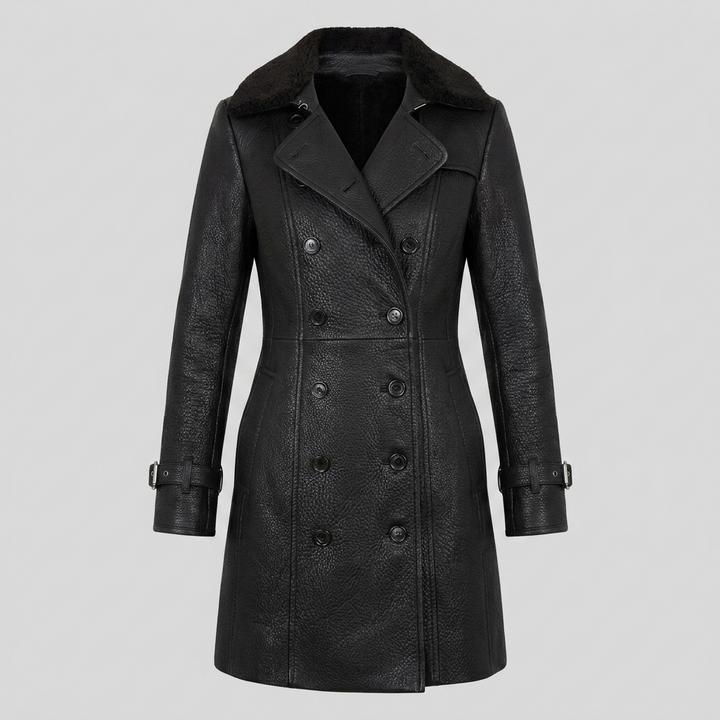Elysian leather coat product