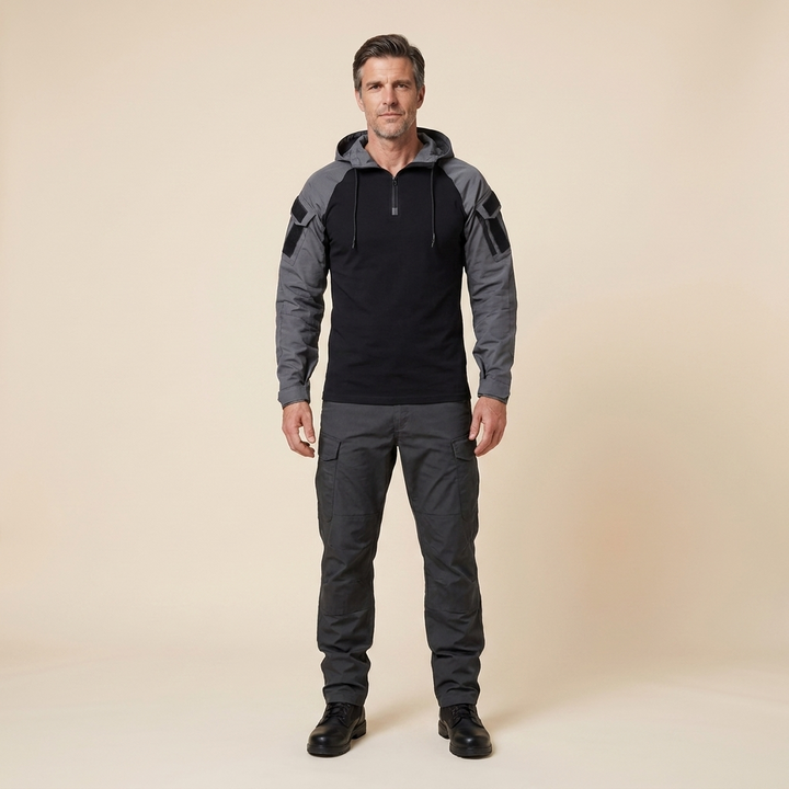Jasper tactical shirt gray front