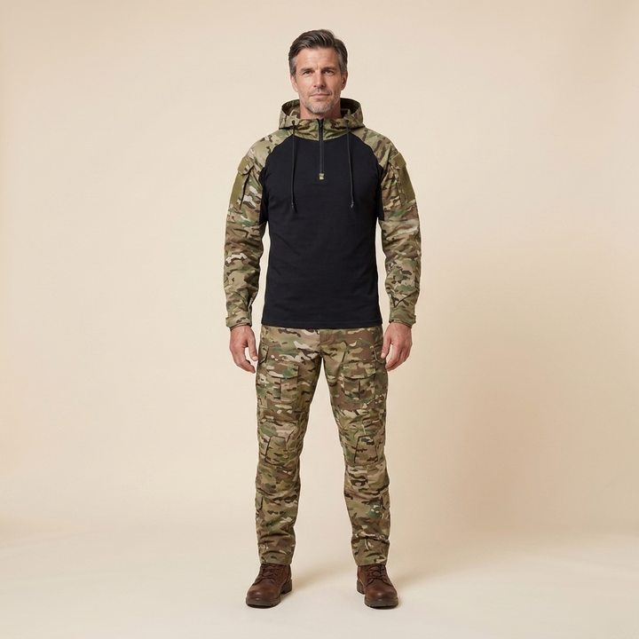 Jasper tactical shirt camouflage front