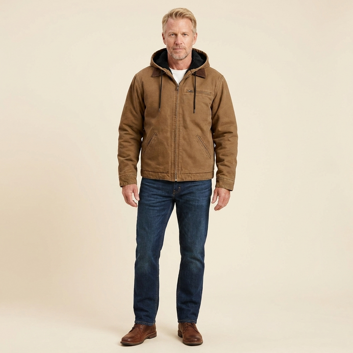 George jacket brown front