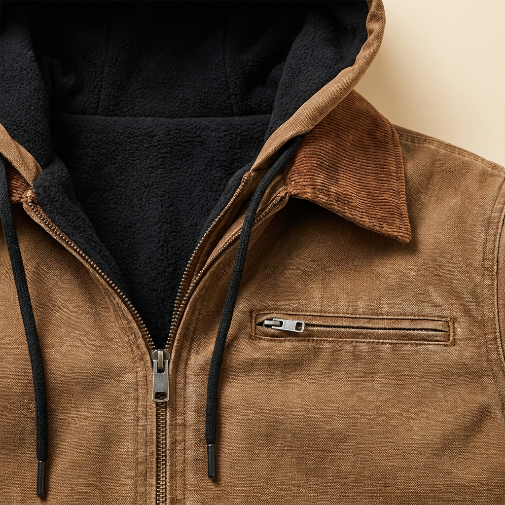 George jacket collar detail