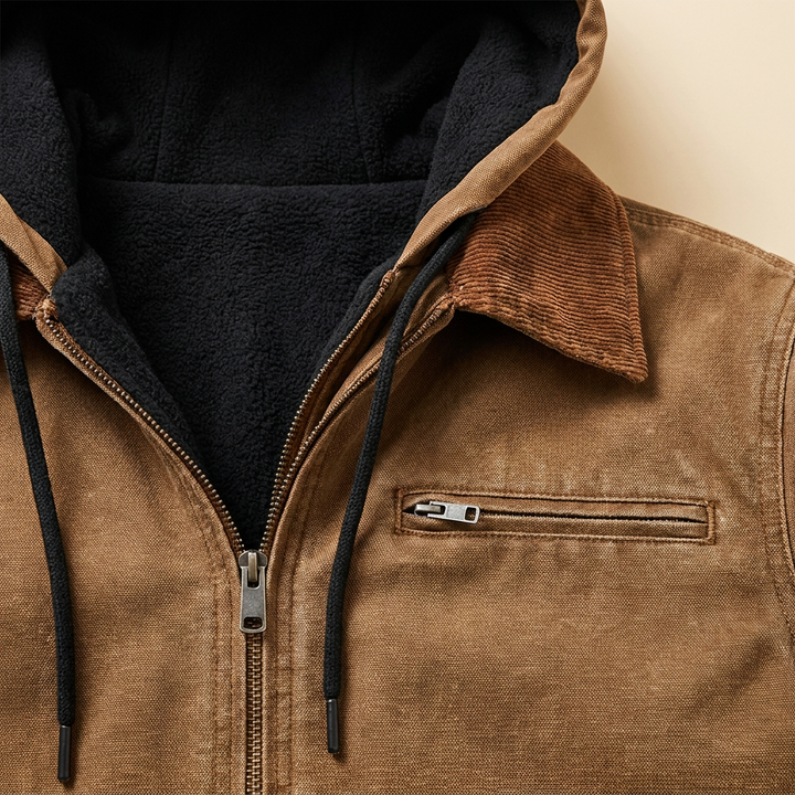 George jacket collar detail