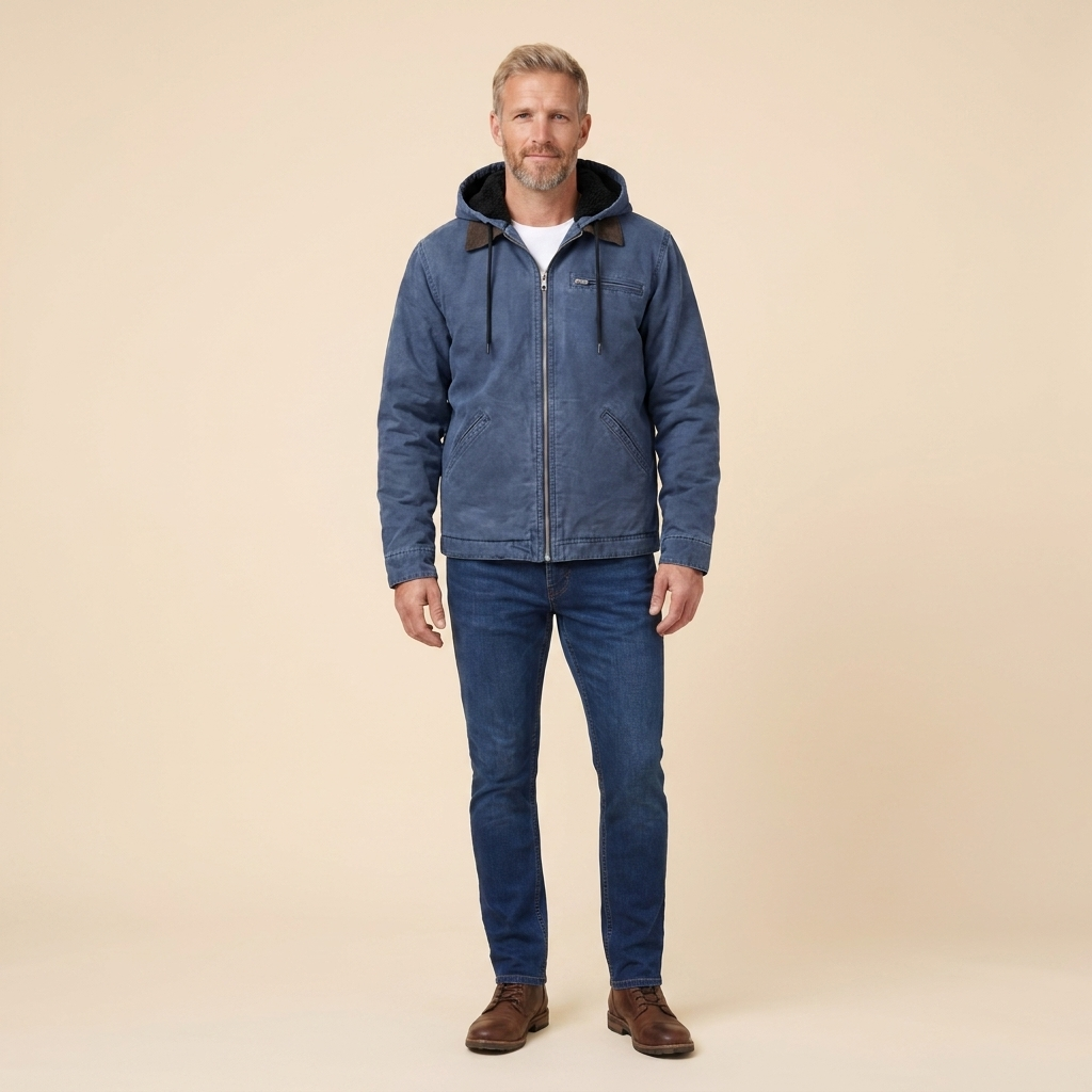 George jacket blue front