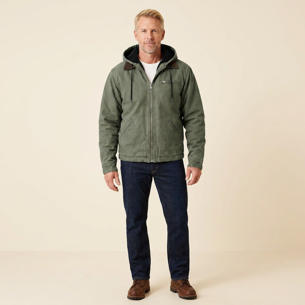 George jacket green front