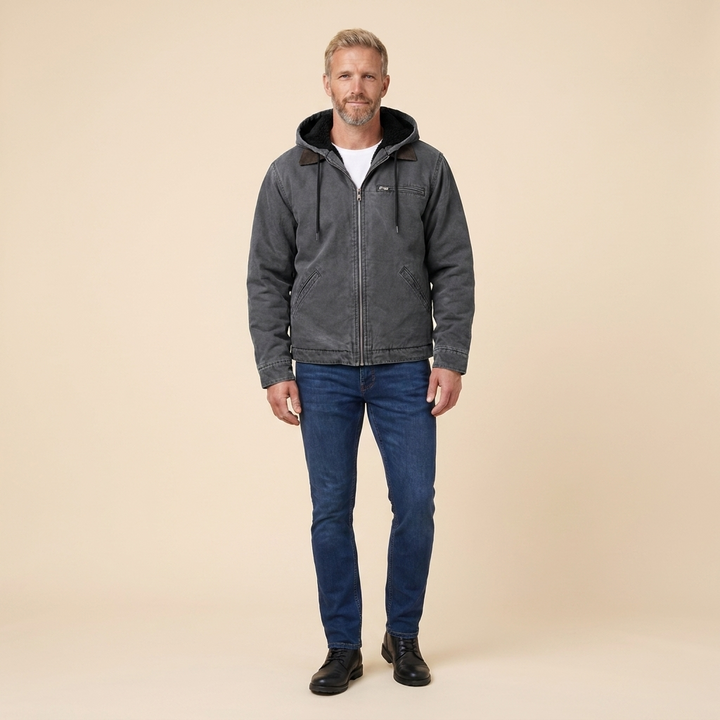 George jacket gray front
