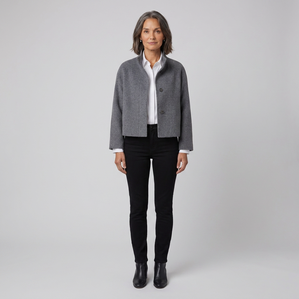 Judith jacket gray front