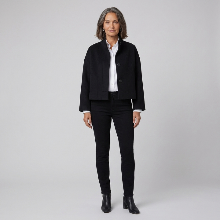 Judith jacket black front