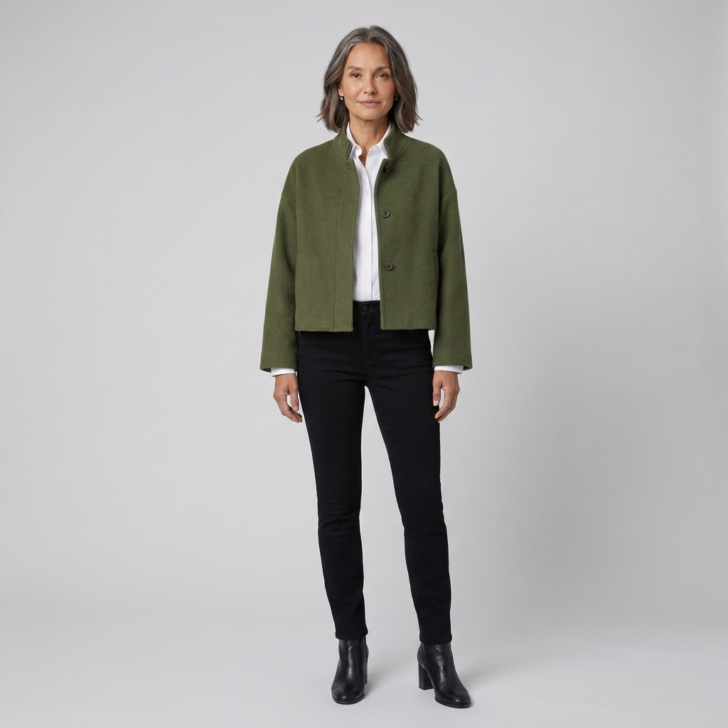 Judith jacket green front
